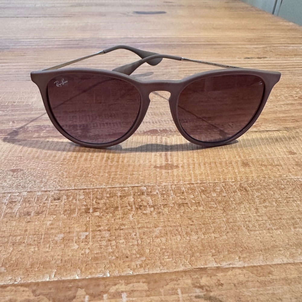 Ray-Ban Matte Light Brown Sunglasses